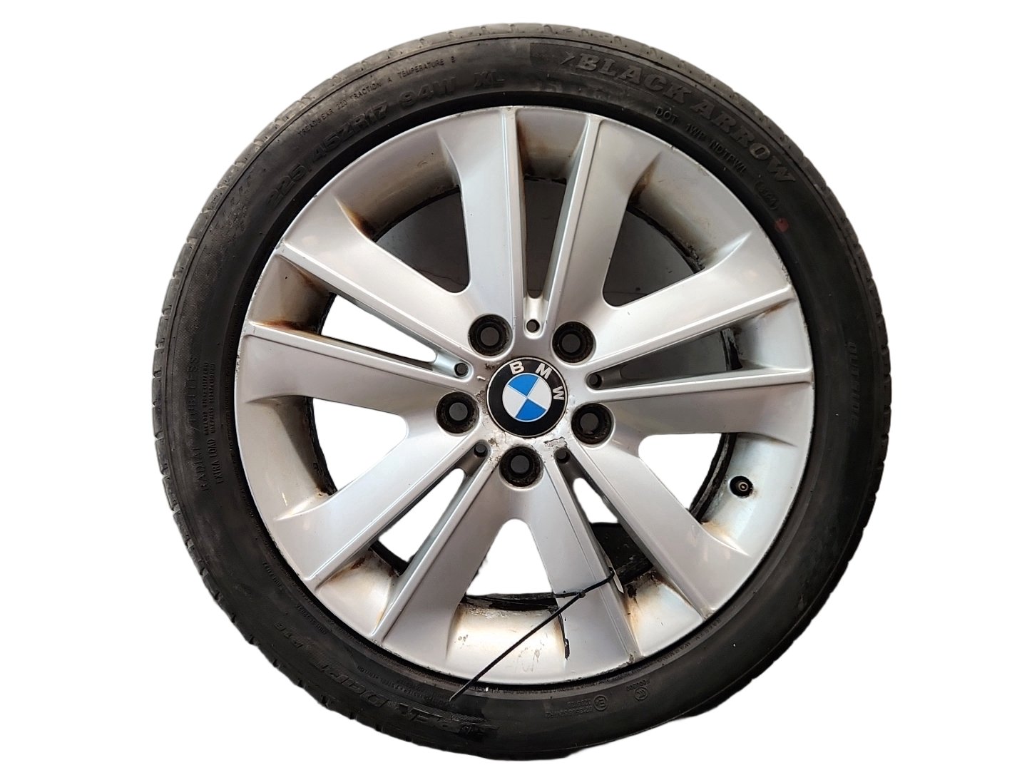 2009 BMW 116d E87 17" Alloy Wheel with Tyre 225/45/17 ~4mm