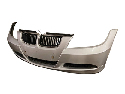 BMW 320d E90 Saloon Complete Front Bumper in Titanium Silver 354