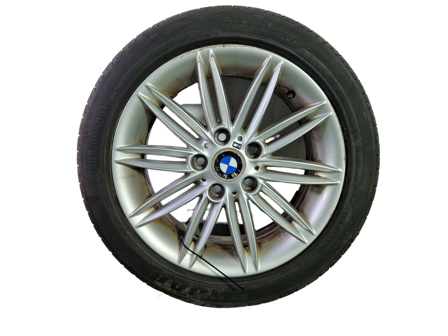 BMW 116i E87 17" Alloy Wheel with Tyre (Run-Flat) ~6mm 205/50/17
