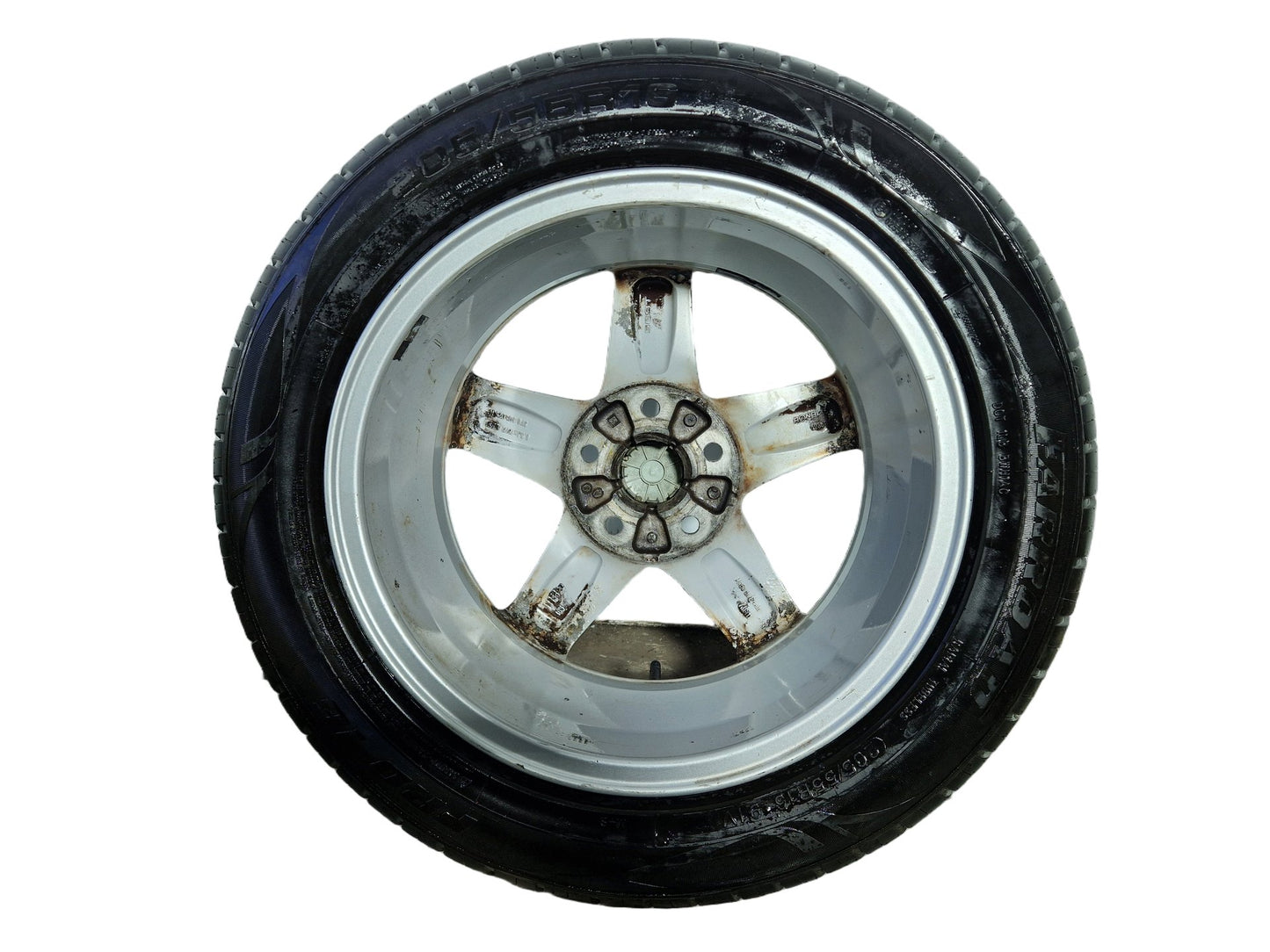 Seat Leon MK2 16" Alloy Wheel with Tyre 205/55/16 ~7mm 5P0601025K