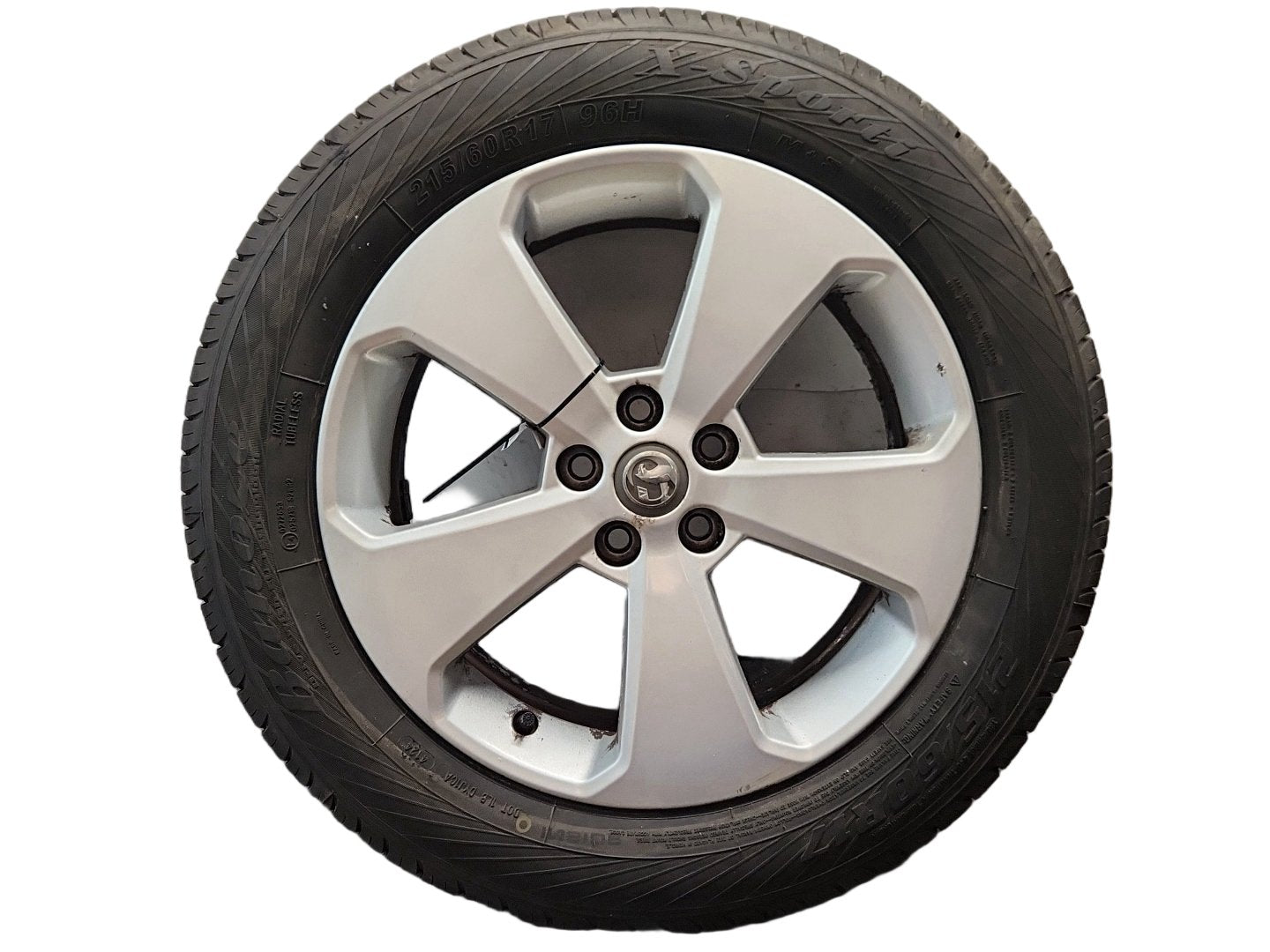 Vauxhall Mokka MK1 (G1U0) 17" Alloy Wheel with Tyre 215/60/17 ~6mm
