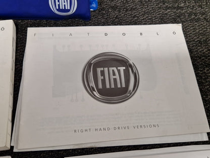 Fiat Doblo MK2 FL (263-1) Cargo Van Genuine Owners Manual Handbook Wallet