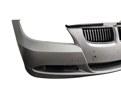 BMW 320d E90 Saloon Complete Front Bumper in Titanium Silver 354