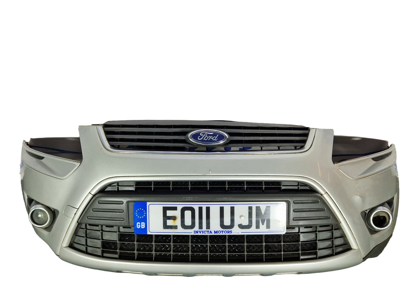 Ford Kuga Complete Front Bumper in Moondust Silver