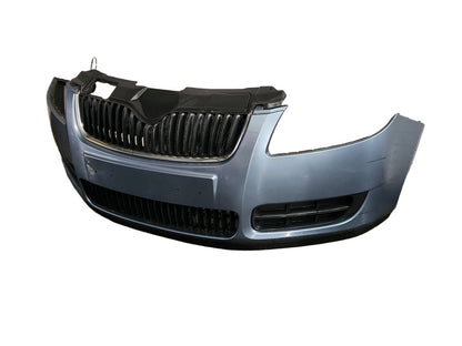 Skoda Fabia 5J Hatchback Complete Front Bumper in Grey 5T/ F5X