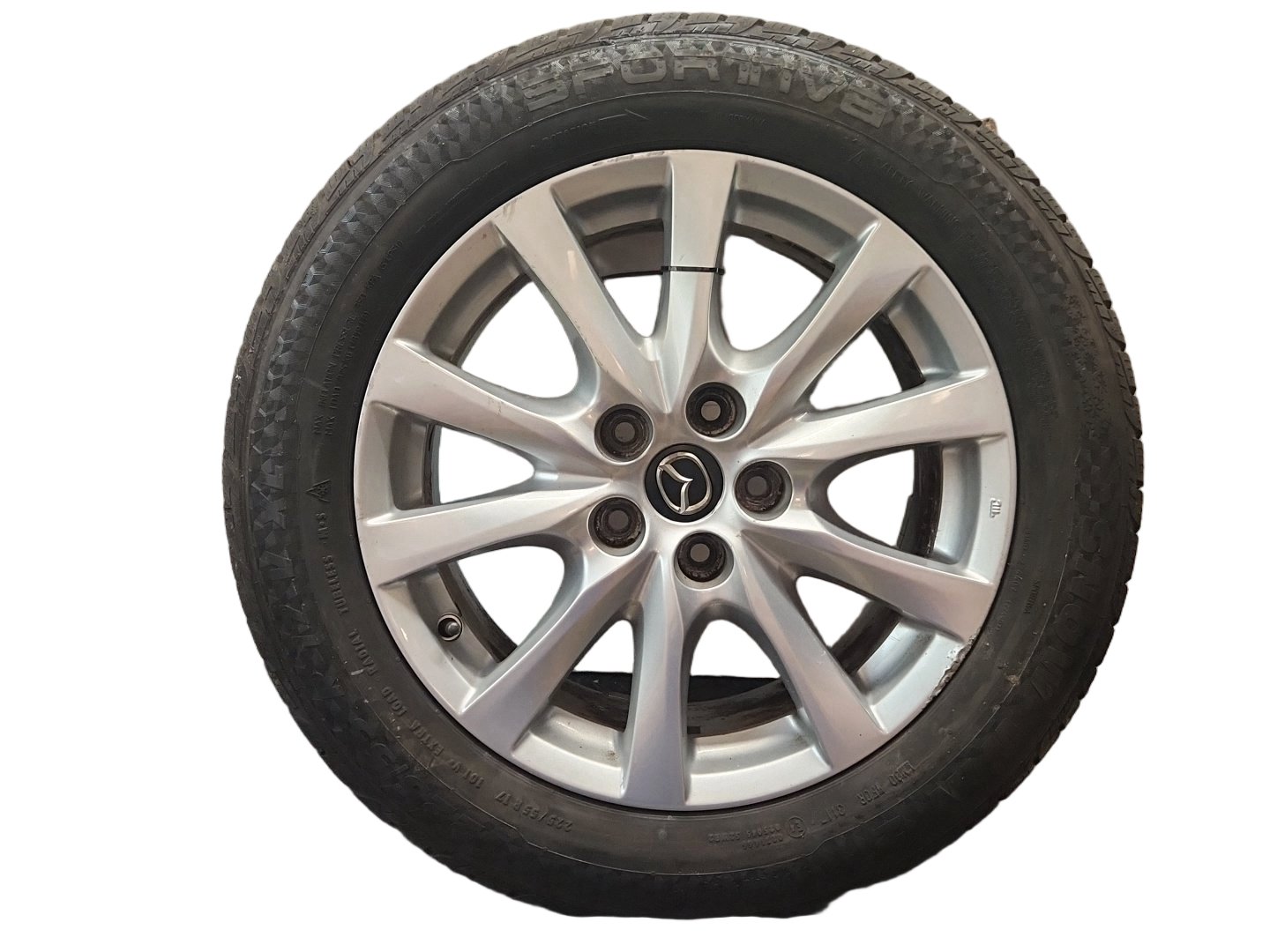 Mazda 6 MK3 (GJ) 17" Alloy Wheel with Tyre 225/55/17 ~6mm