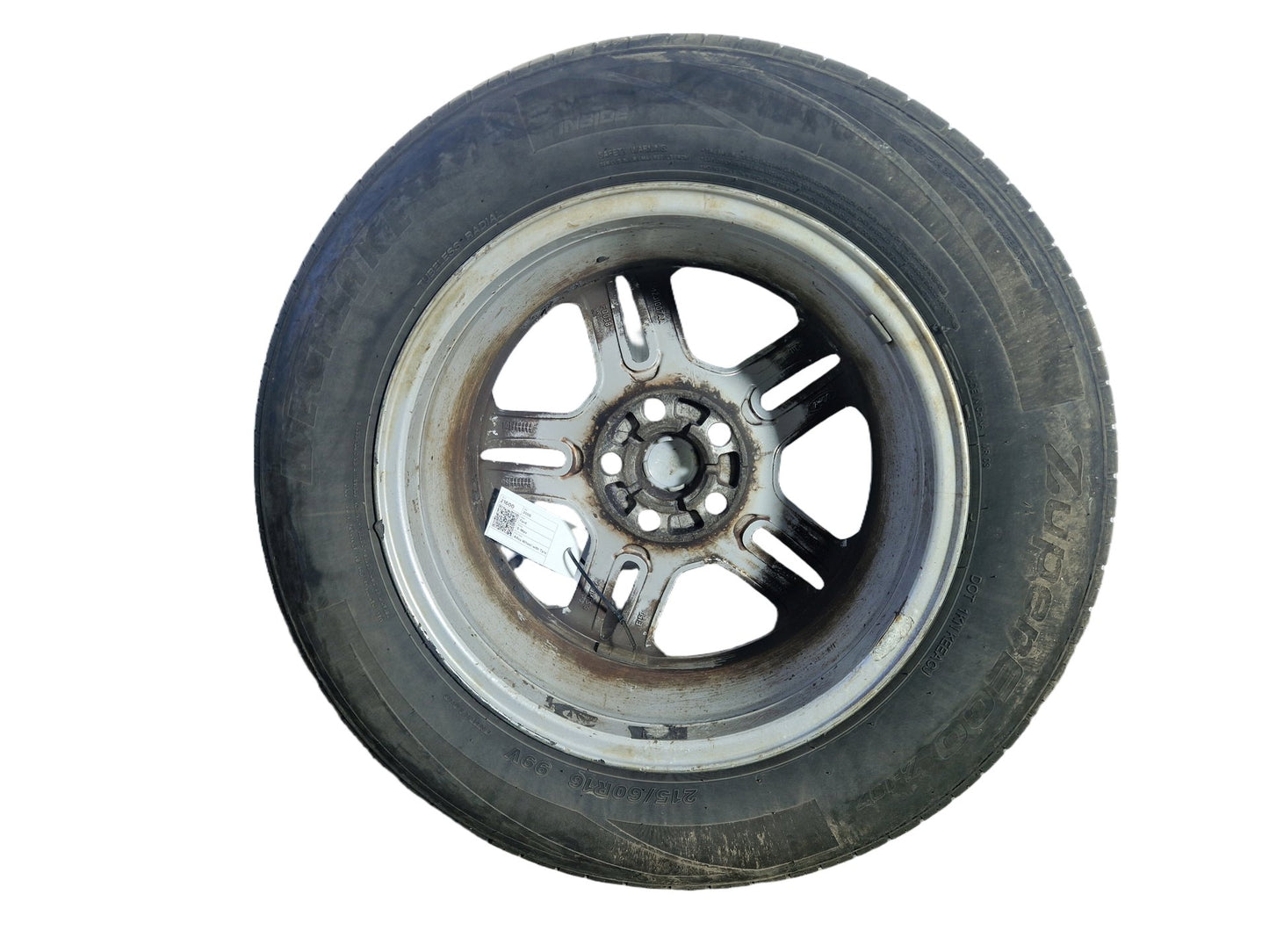 Ford S-Max MK1 (CD340) 16" Alloy Wheel with Tyre 215/60/16 6mm AM2J1007AA