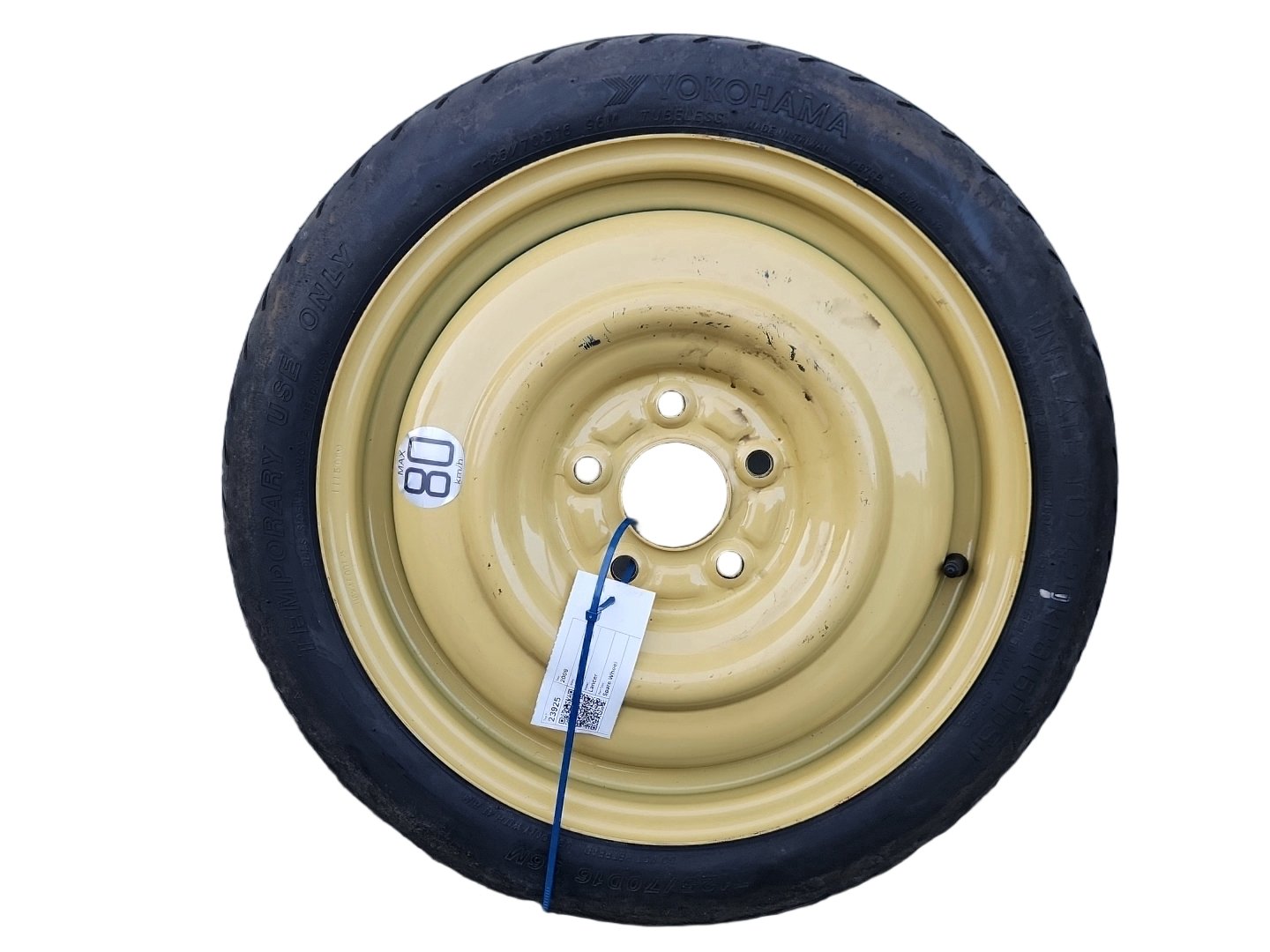Mitsubishi Lancer MK5 (CX8A) Hatchback 16" Spare Wheel with Tyre 125/70/16