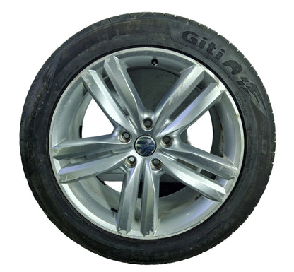 Volkswagen Touareg 20" Alloy Wheel with Tyre 275/45/20 ~6mm 7P6601025E