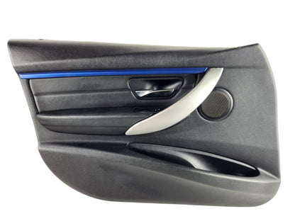BMW 3 series F30 front left door card panel black leather