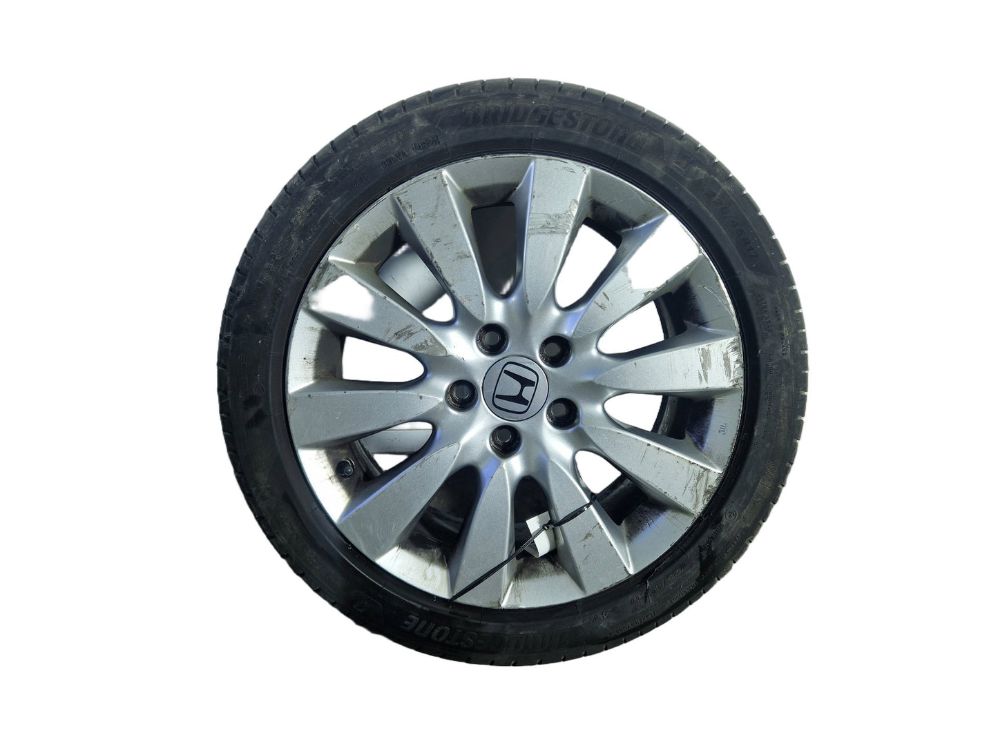 Honda Civic MK9 (FK27) 17" Alloy Wheel with Tyre ~5mm 225/45/17
