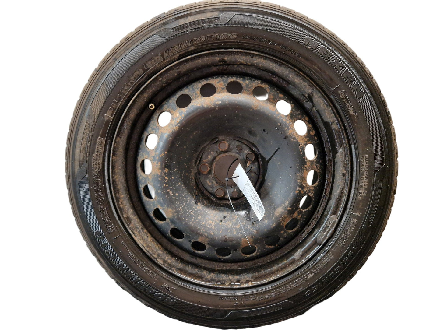 Vauxhall Combo MK3 (D) (61VO) Cargo Van 16" Steel Wheel with Tyre 195/60/16 ~6mm
