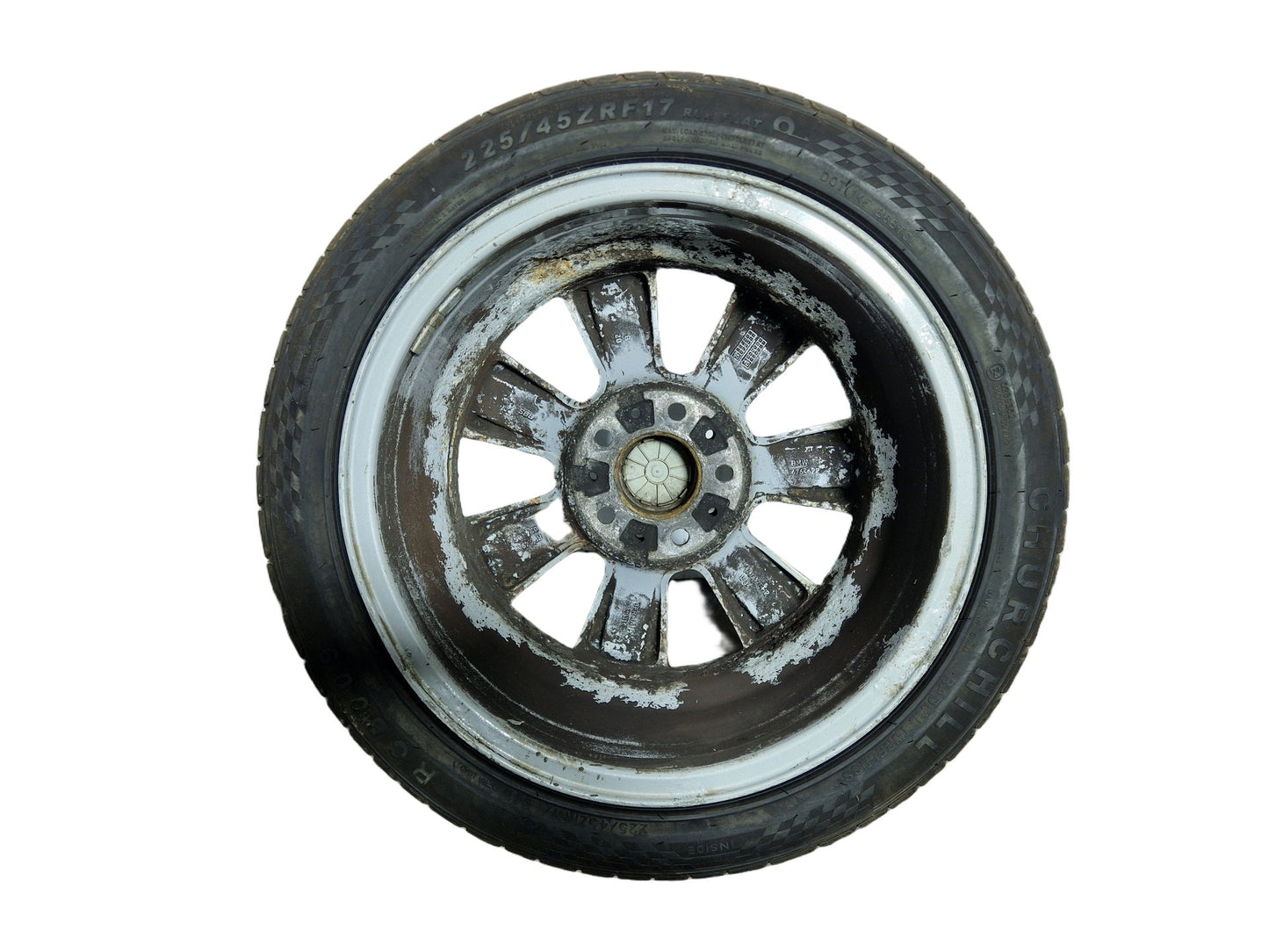 BMW 3 Series E90 17" Alloy Wheel with Tyre 225/45/17 ~4mm 6764622