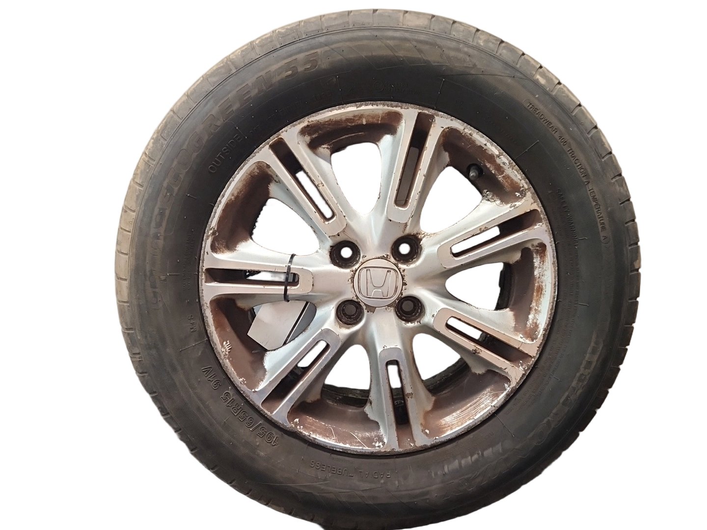 2010 Honda Insight MK2 (ZE2) 15" Alloy Wheel with Tyre 195/65/15 ~5mm