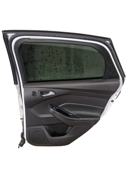 Ford Focus Hatchback Rear Right O/S Driver Complete Door in Frozen White