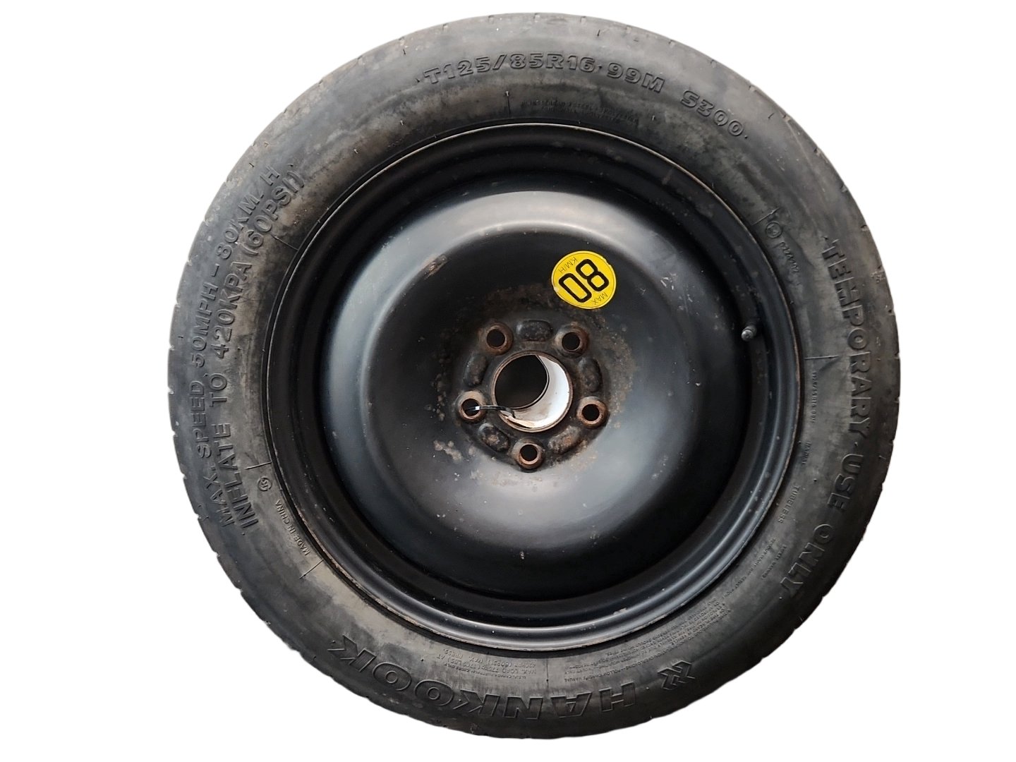 Ford C-Max MK1 FL (C214) MPV 16" Spare Wheel with Hankook Tyre 125/85/16