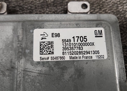 Vauxhall Mokka MK1 (G1U0) SUV Genuine Engine Control Unit ECU 55491705