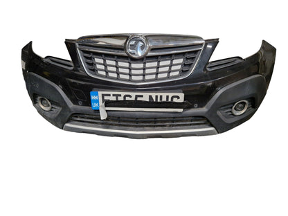 Vauxhall Mokka MK1 (G1U0) SUV Genuine Complete Front Bumper in Black GAR