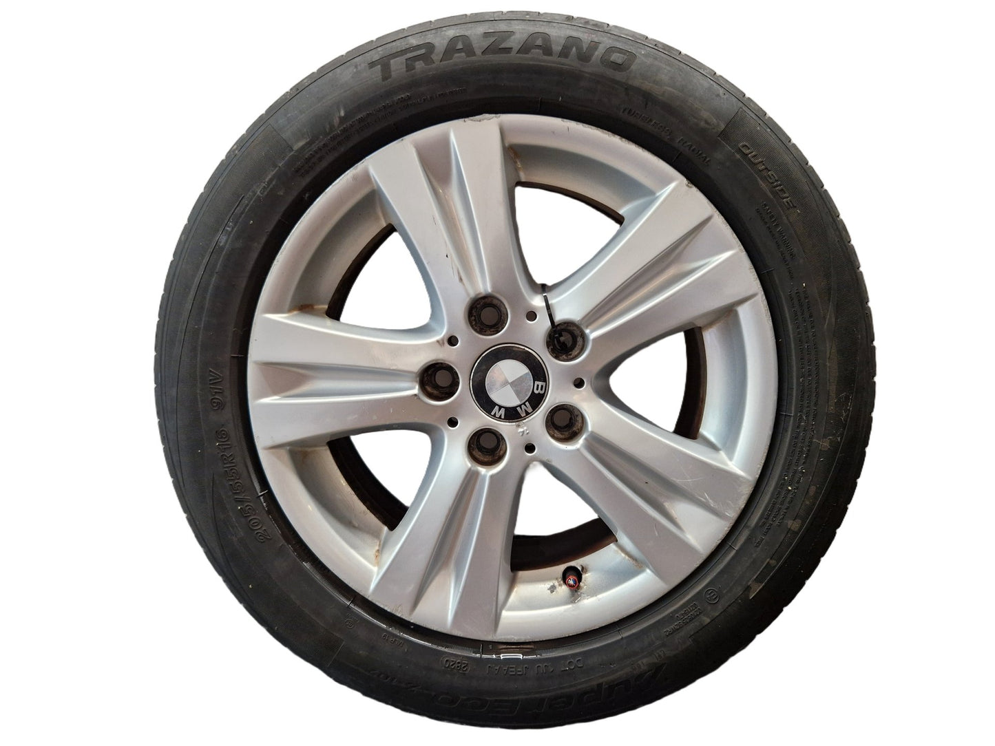BMW 116i E87 16" Alloy Wheel with Tyre 205/55/16 ~5mm 6779696