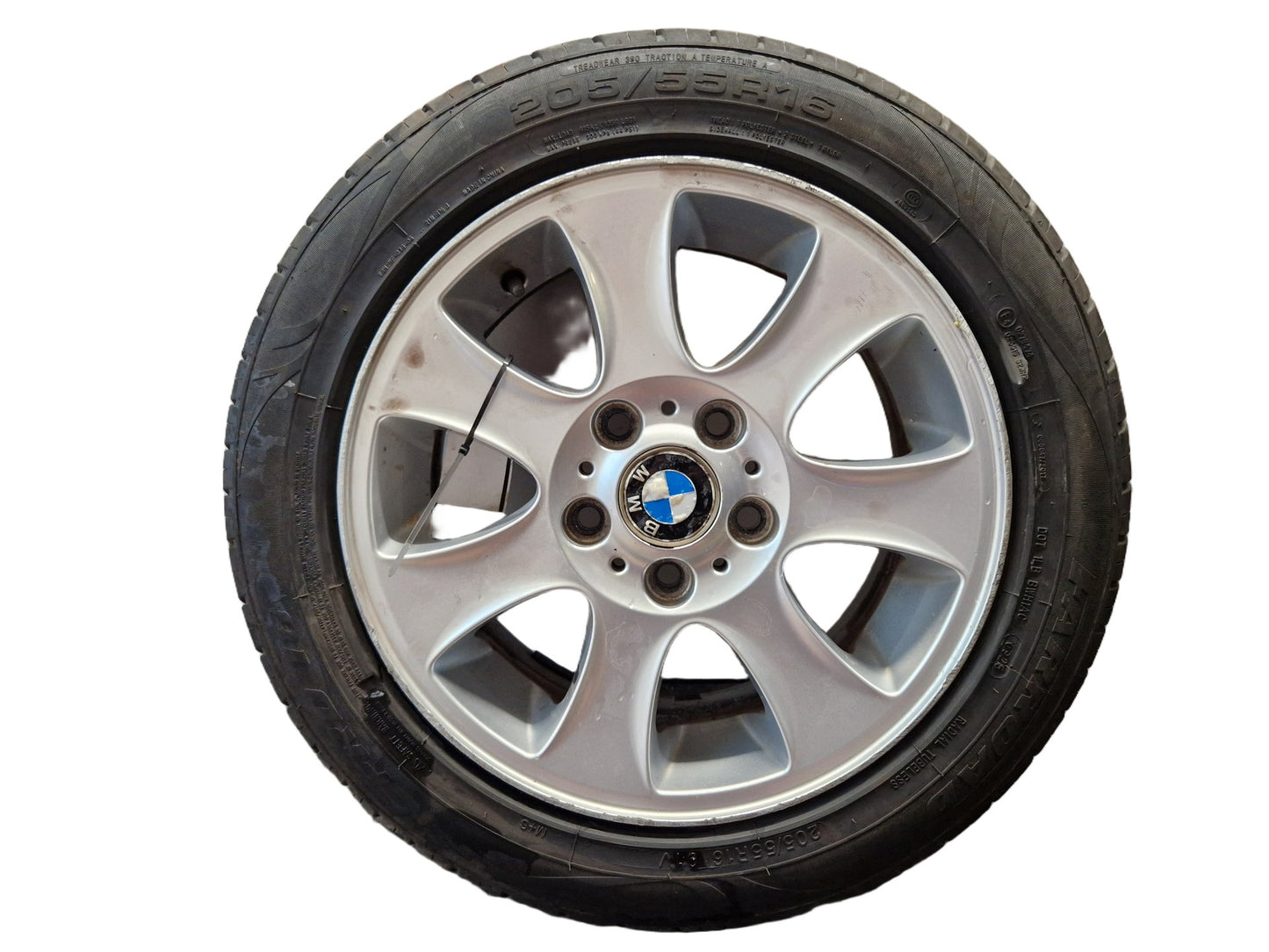 BMW 120i E87 16" Alloy Wheel with Tyre 205/55/16 ~3mm