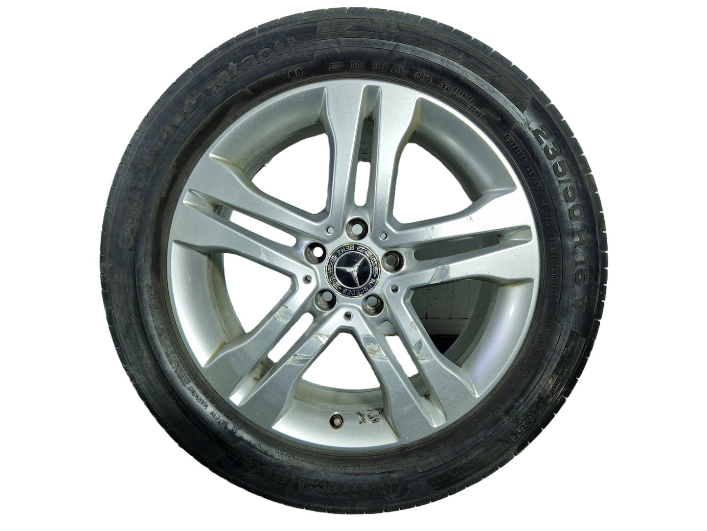 Mercedes-Benz GLA 18" Alloy Wheel with Tyre 235/50/18 ~5mm A1564011300