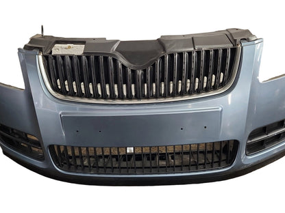 Skoda Fabia 5J Hatchback Complete Front Bumper in Grey 5T/ F5X