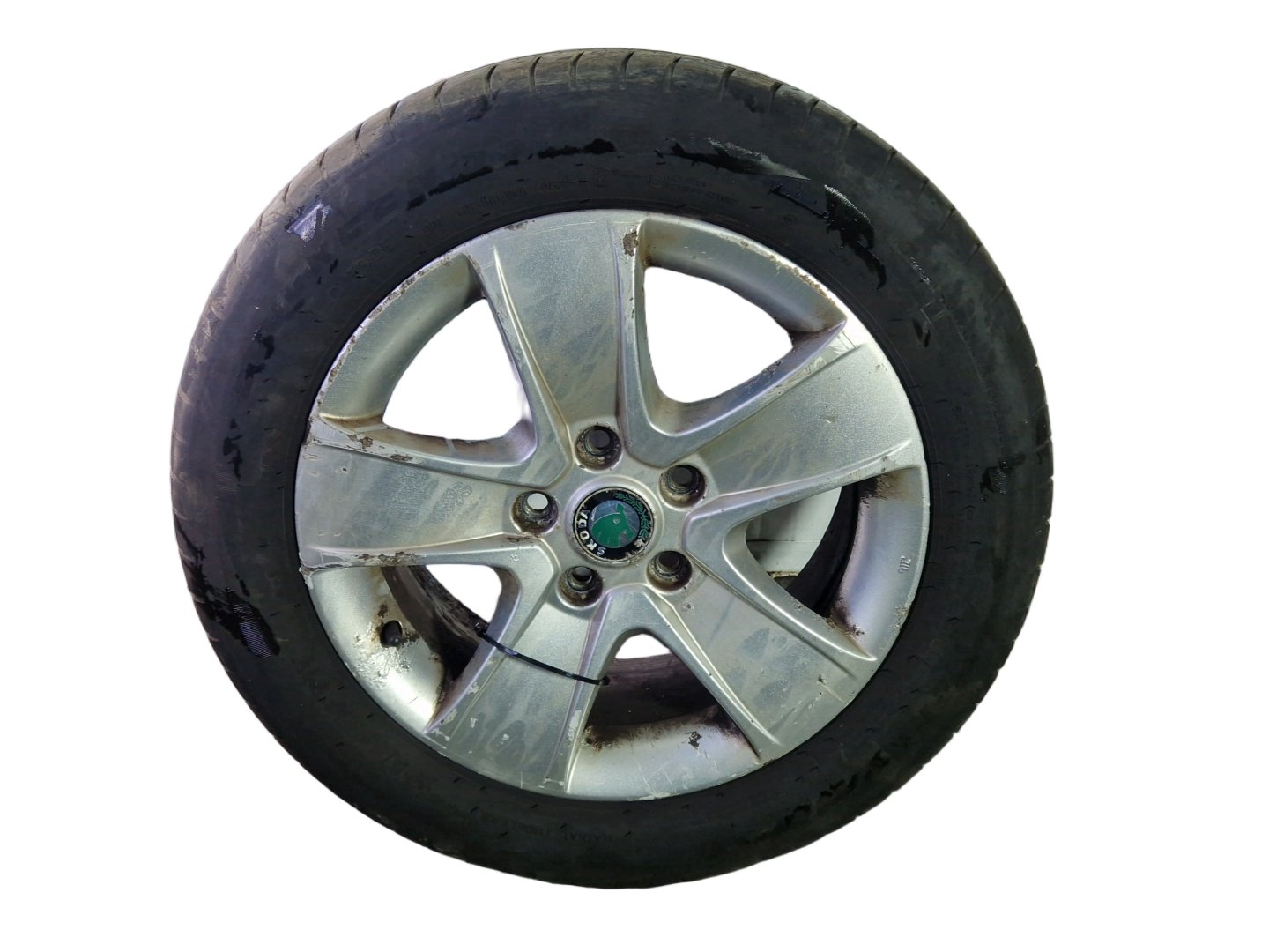 Skoda Octavia MK2 FL - 1Z 16" Alloy Wheel with Tyre ~5mm 205/55/16 1Z0601025T