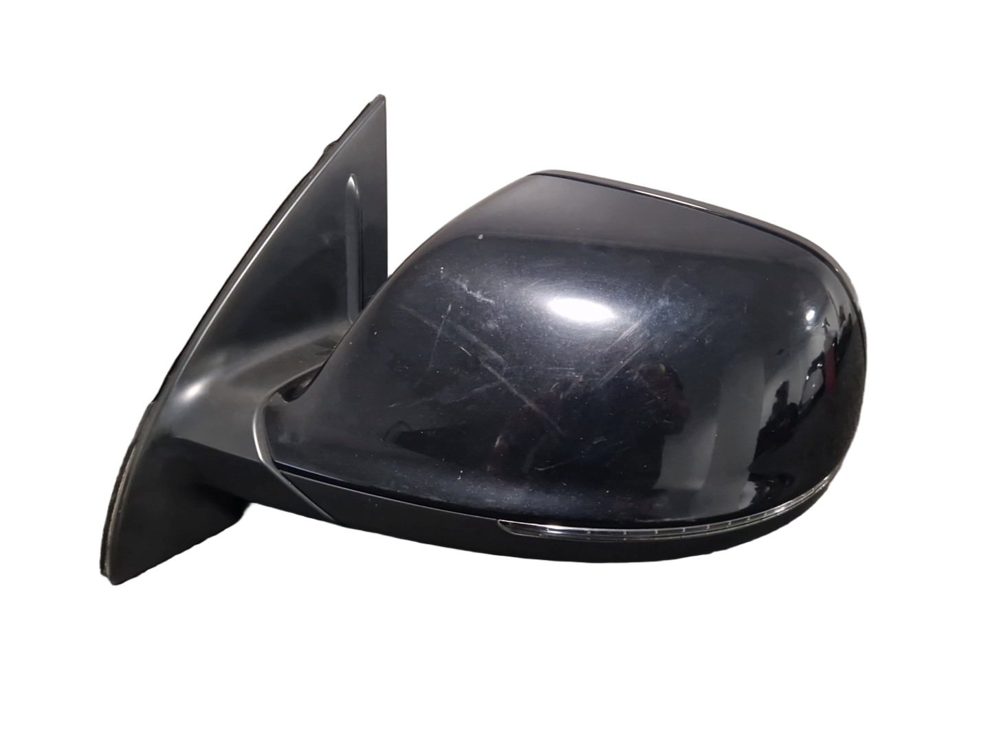 Audi Q7 4L Genuine Front Left N/S Passenger Door Wing Mirror in Black