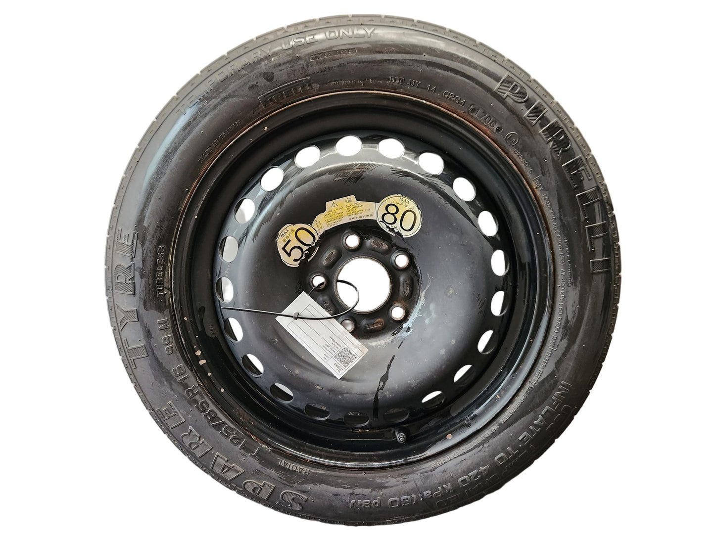 Volvo V50 MK2 FL (MW) Estate 16" Spare Wheel 125/85/16 ~3mm