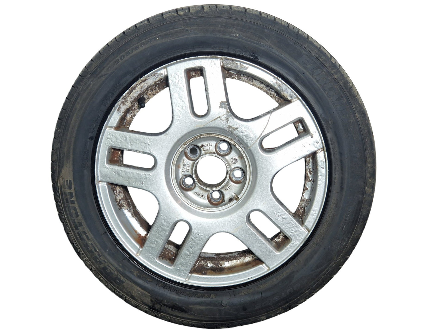 Volkswagen Golf V5 16" Alloy Wheel with Tyre 7mm 205/55/16 1J0601025F