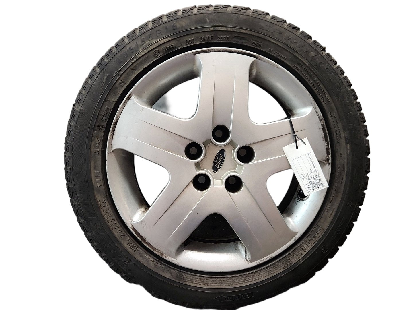 Ford C-Max MK1 FL (C214) MPV 16" Steel Wheel with Tyre 205/55/16 ~3mm