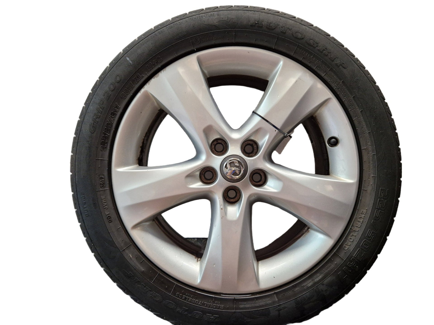 Vauxhall Astra MK6 (J) (A3400) 17" Alloy Wheel with Tyre 225/50/17 ~5mm