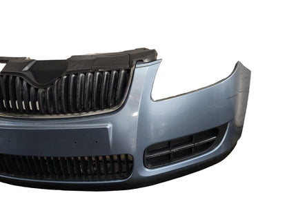 Skoda Fabia 5J Hatchback Complete Front Bumper in Grey 5T/ F5X
