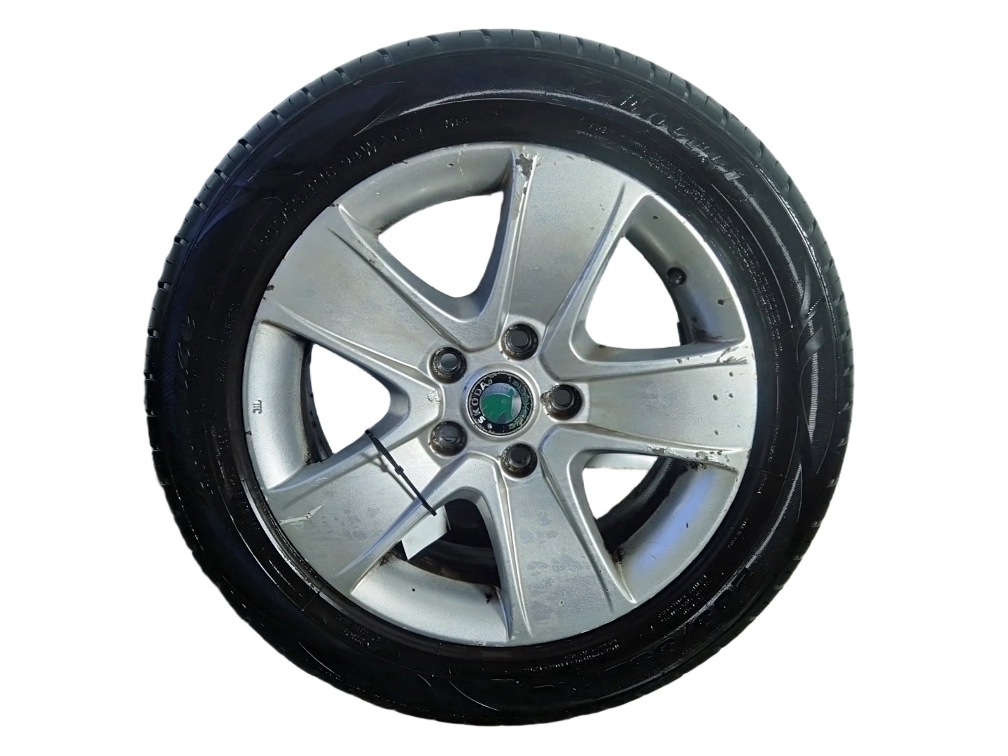 Skoda Octavia MK2 FL - 1Z 16" Alloy Wheel with Tyre ~5mm 205/55/16 1Z0601025T