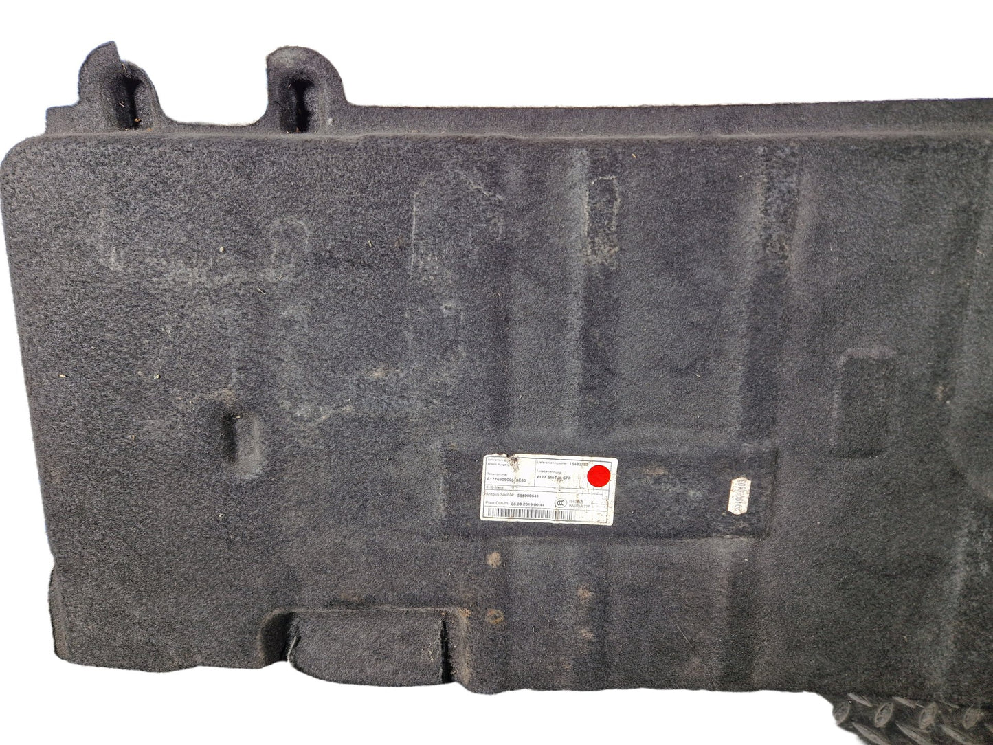 MERCEDES BENZ V177 TRUNK SPARE WHEEL COMPARTMENT FLOOR LINER TRIM A1776909000
