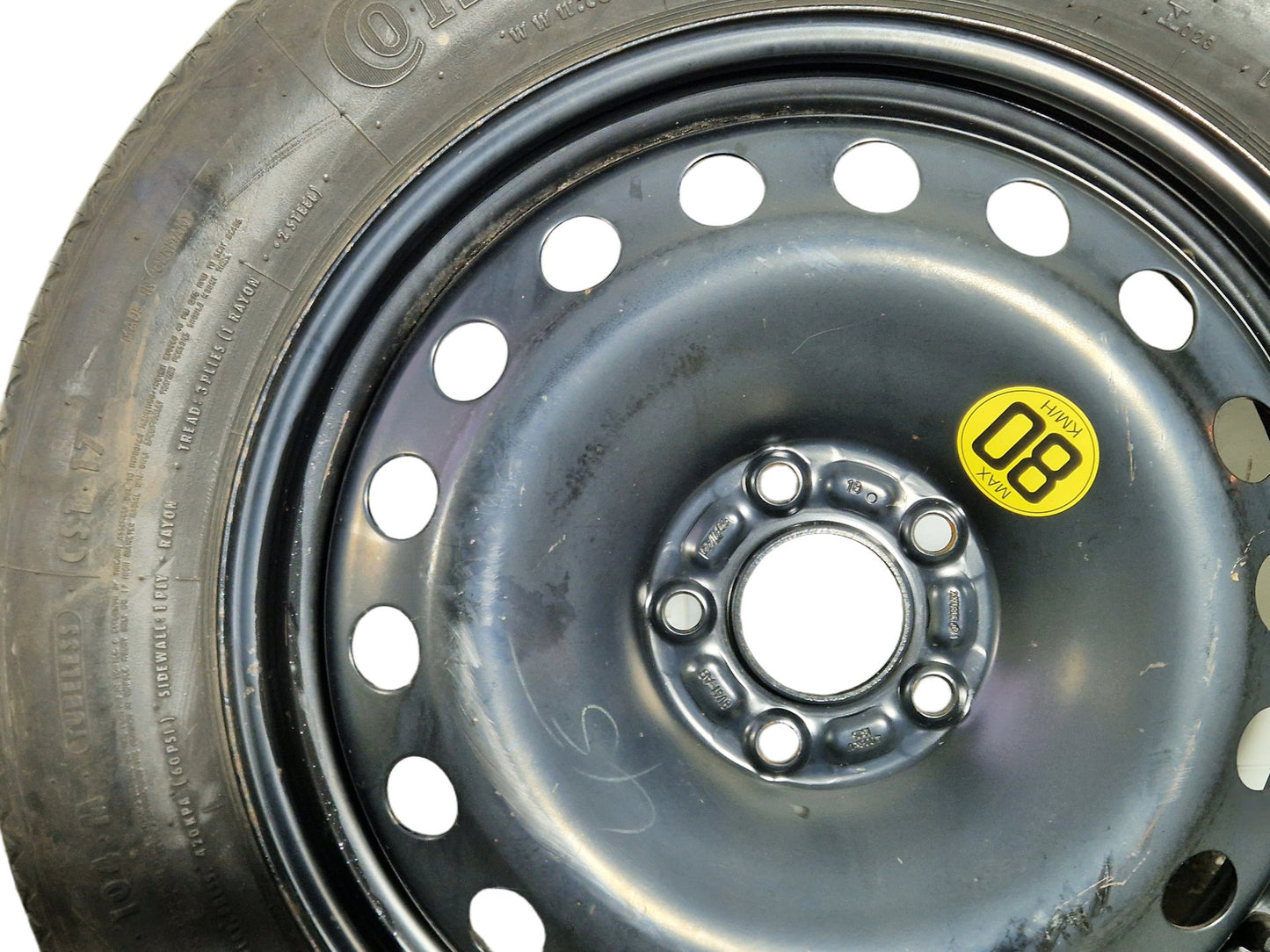 Volvo 17" Space Saver Wheel Continental 135/90/17