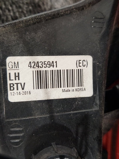 2016 Vauxhall Mokka MK1 (G1U0) Genuine Rear Left Passenger Tail Light 42435941