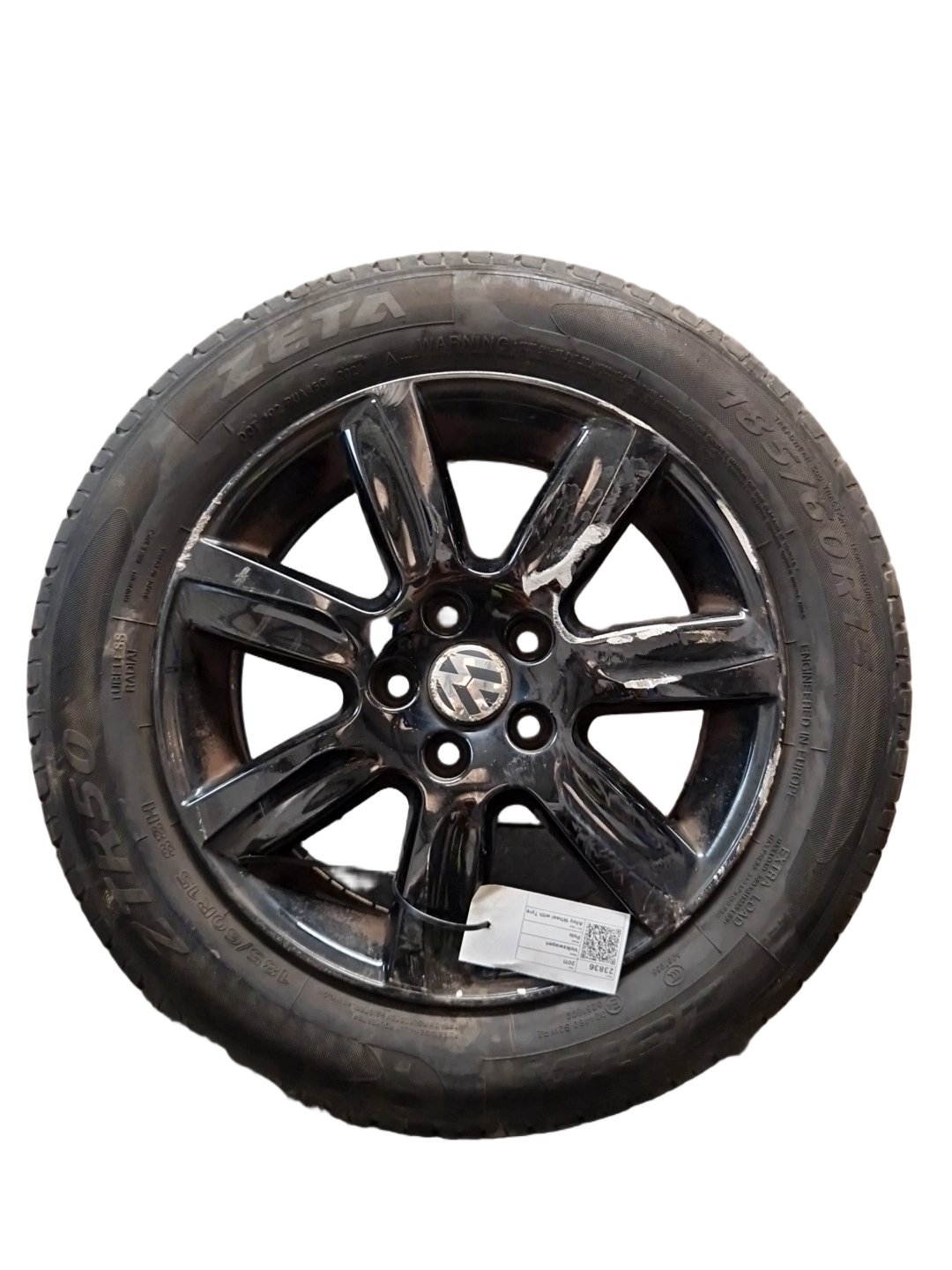 2011 Volkswagen Polo 6R MK5 15" Alloy Wheel with Tyre 185/60/15 ~6mm