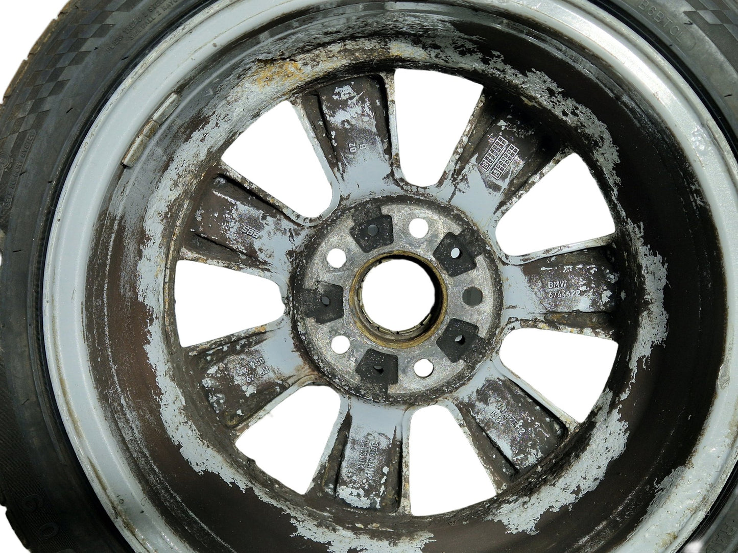 BMW 3 Series E90 17" Alloy Wheel with Tyre 225/45/17 ~4mm 6764622