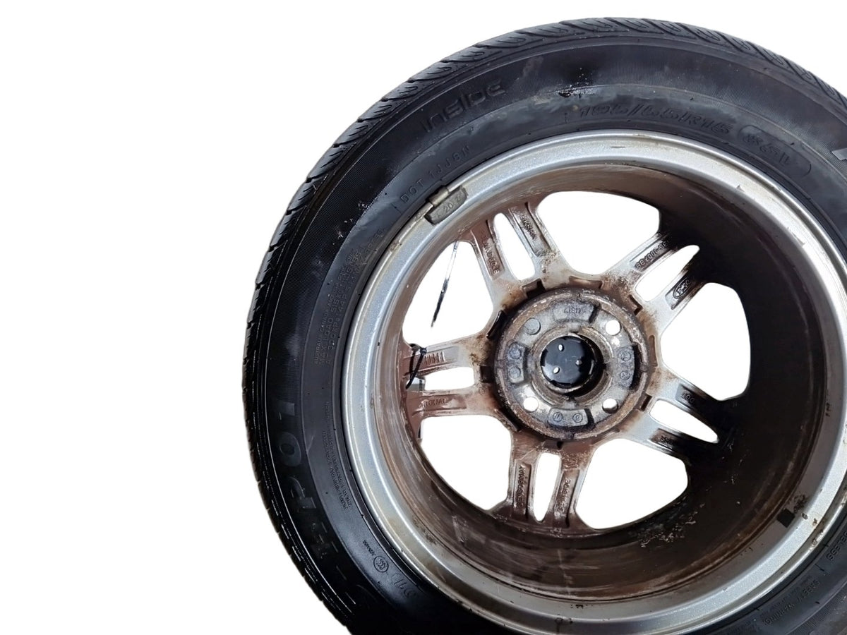 Ford Fiesta MK7 15" Alloy Wheel with Tyre 195/55/15 ~5mm C1BC-1007-BB