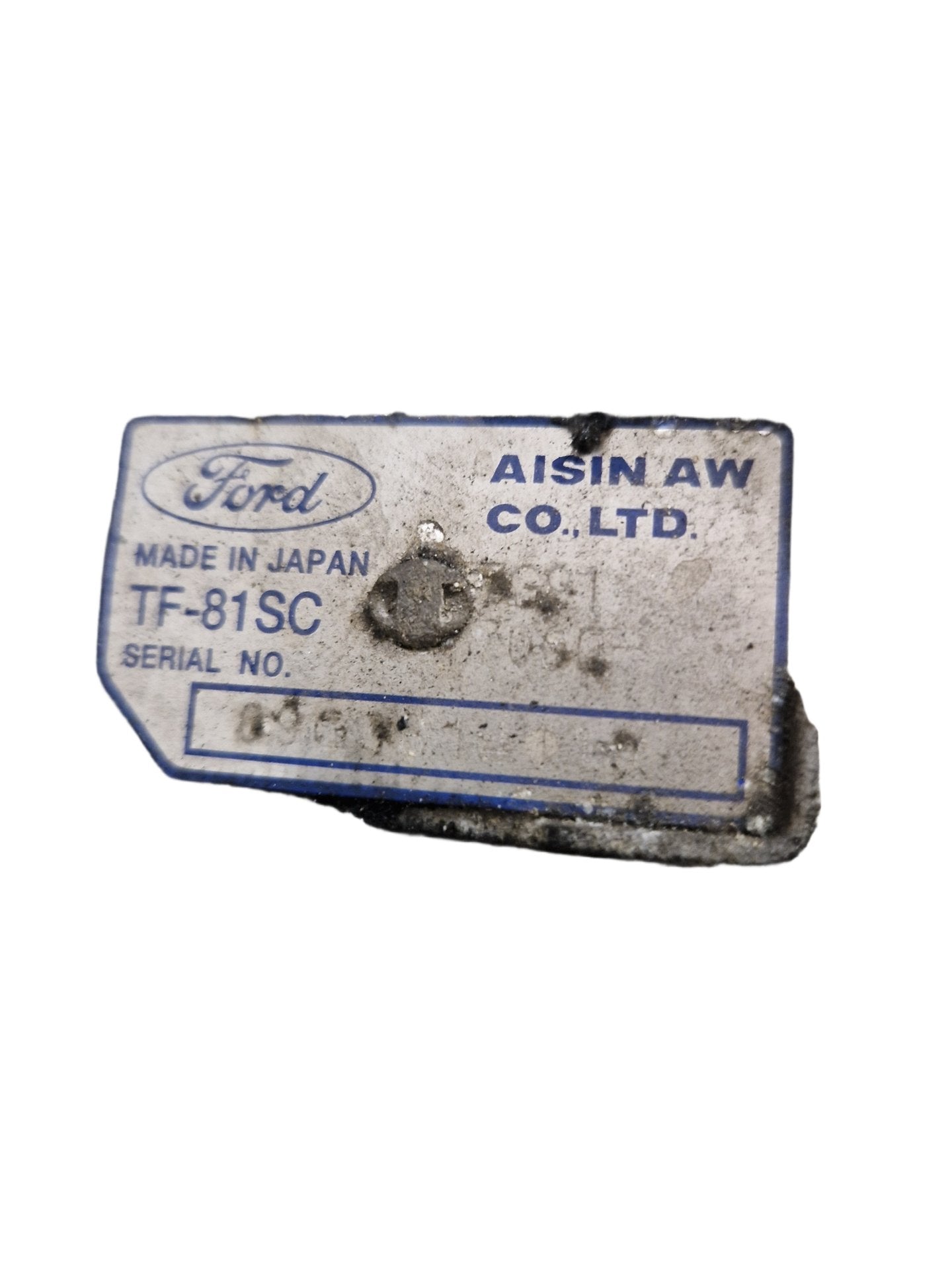 Ford S-Max 2L QXWA 6 Speed Automatic AWF21 Transmission Gearbox 7G91-7000-AD