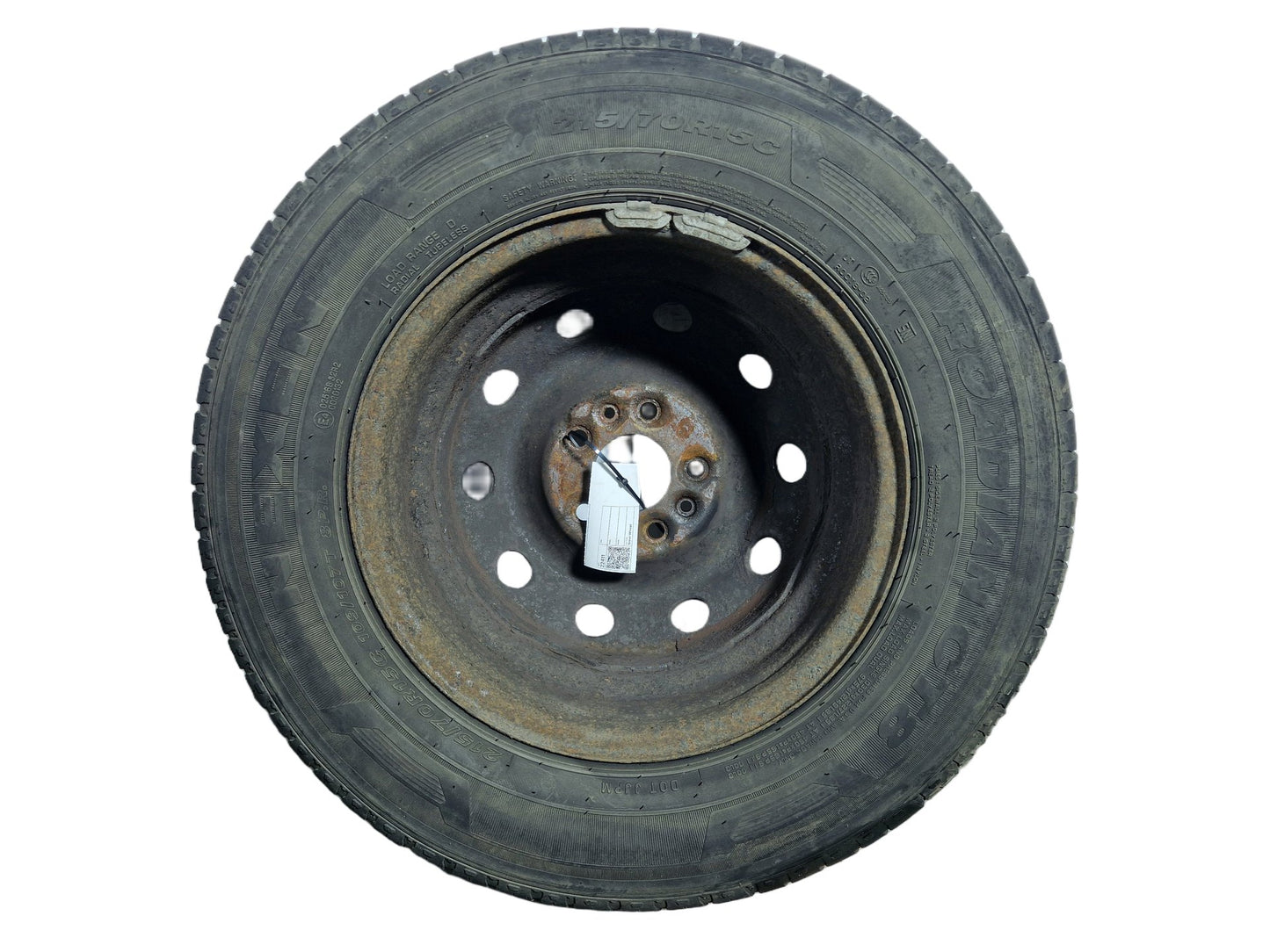 Peugeot Citroen 15" Steel Wheel with Tyre 215/70/15 ~5mm 1374096080