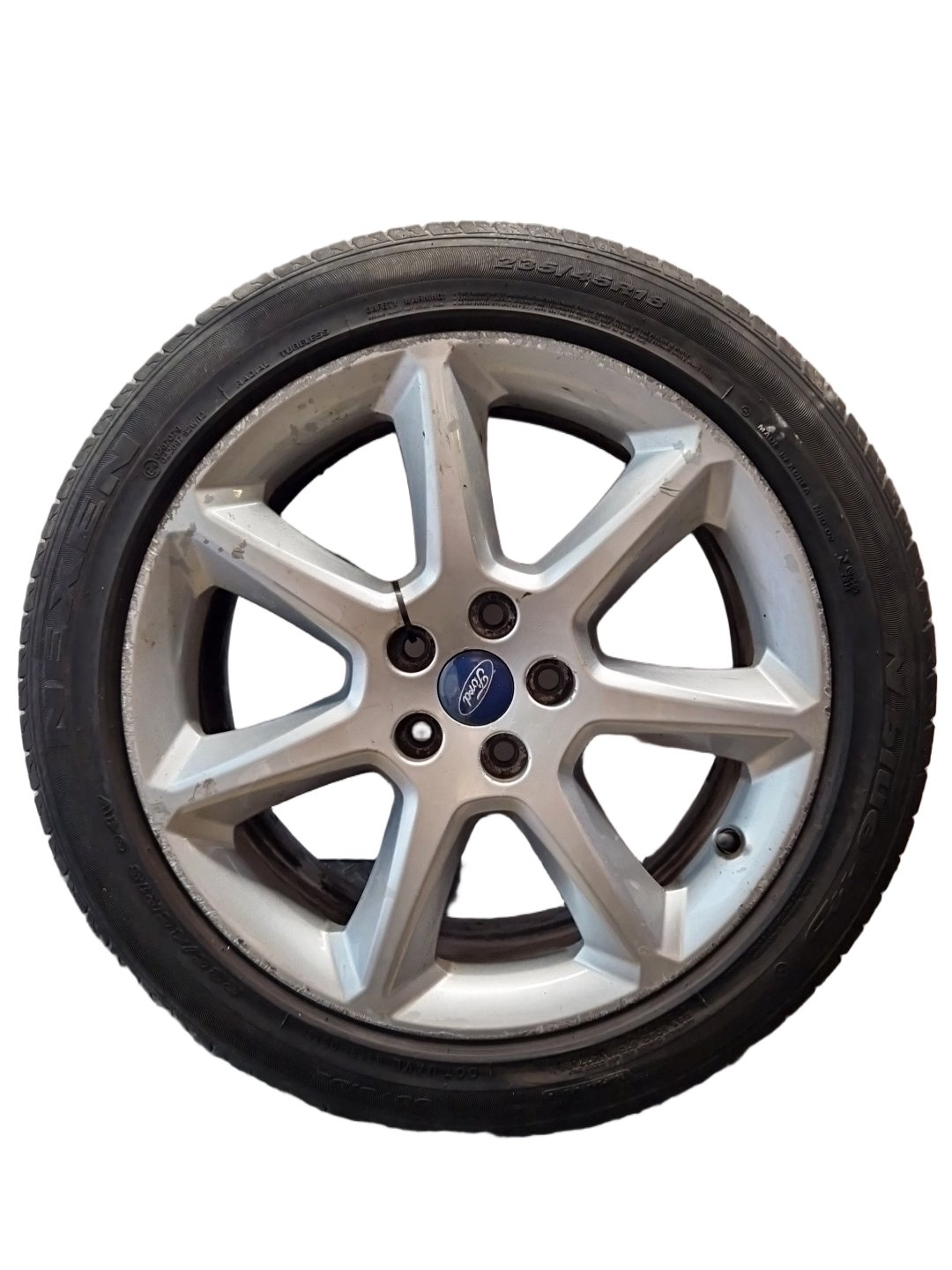 Ford Grand C-Max MK2 (C344) 18" Alloy Wheel and Tyre 235/45/18 ~6mm AM5J-1007-BC