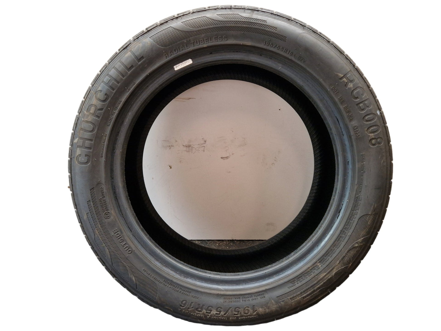 Churchill Tyre 195/55/R16 87V RCB008 Genuine ~6mm Tread