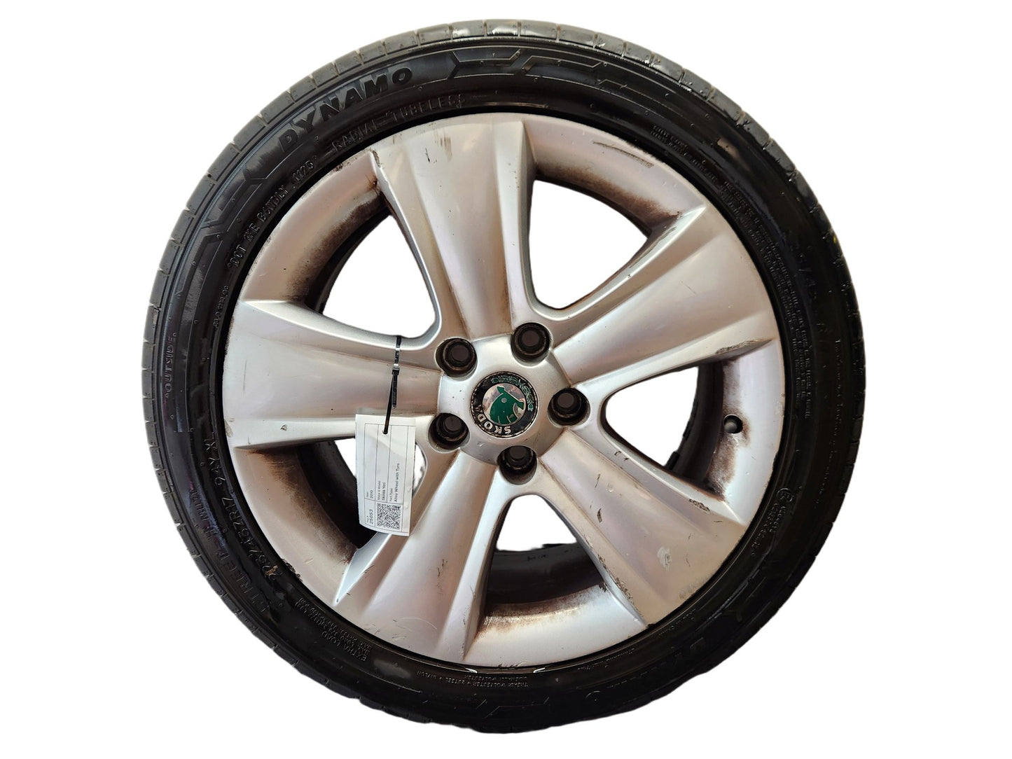 Skoda Yeti MK1 5L 17" Alloy Wheel with Tyre 225/45/17 ~5mm