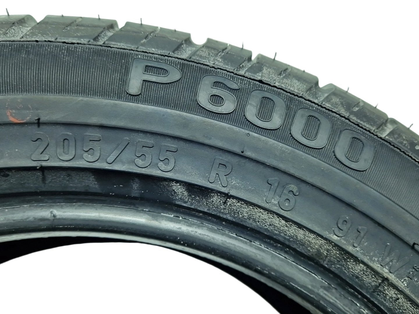 Genuine Pirelli P6000 Tyre 205/55/R16 91W ~8mm Tread