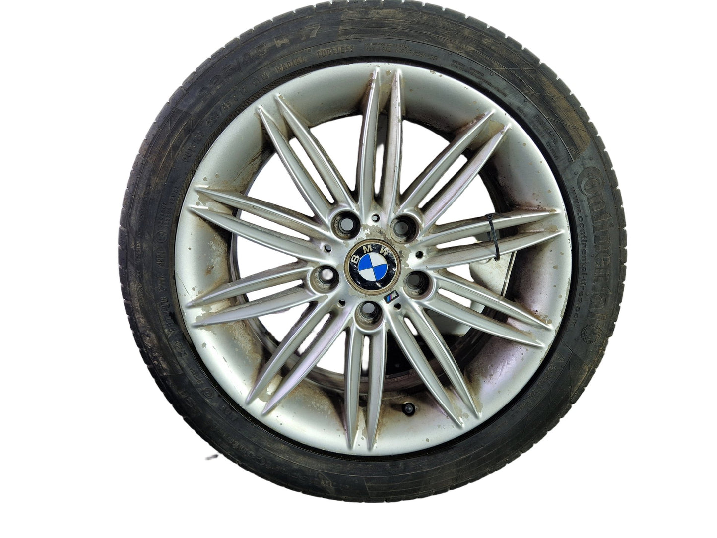 BMW 116i E87 Genuine 17" Alloy Wheel with Continental Tyre 225/45/17 5mm