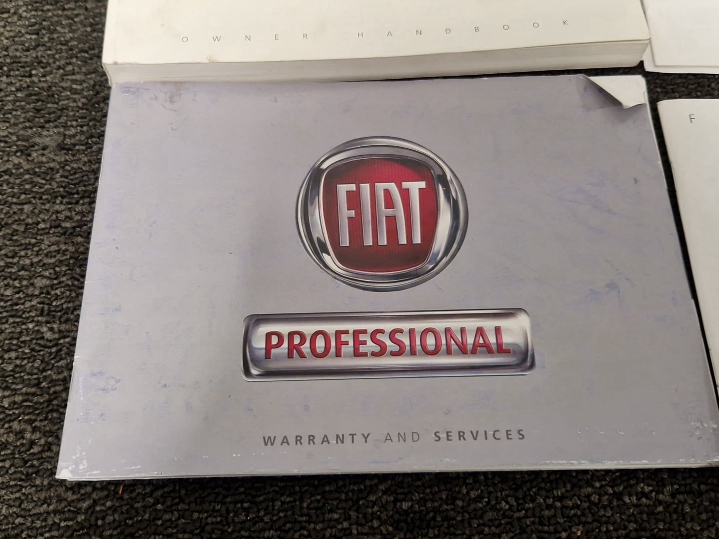 Fiat Doblo MK2 FL (263-1) Cargo Van Genuine Owners Manual Handbook Wallet