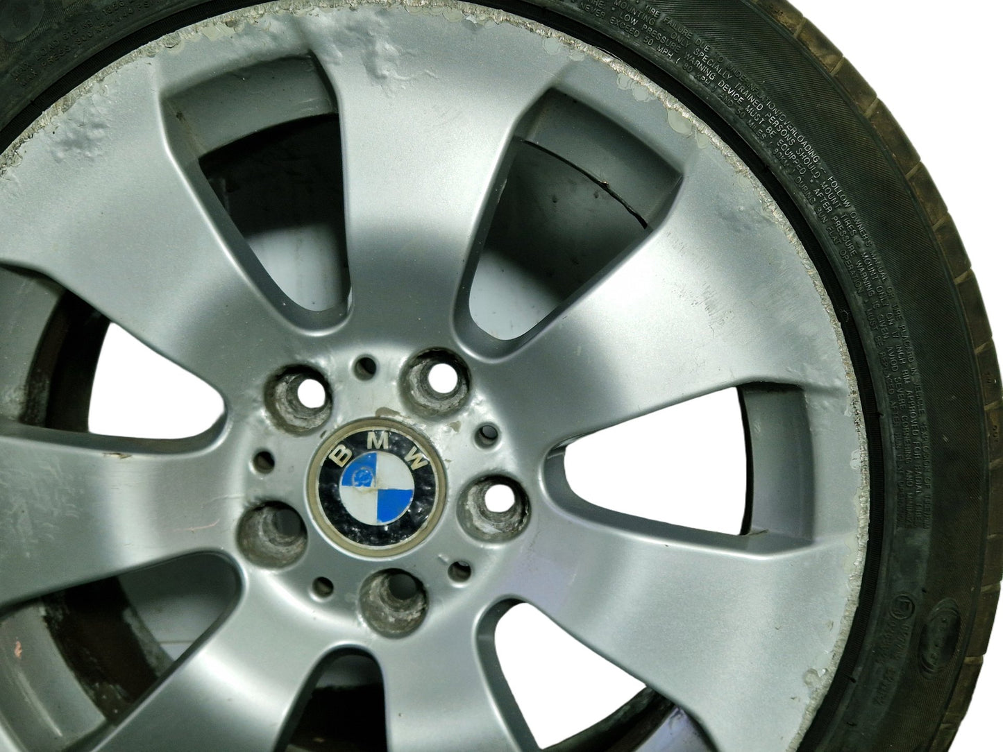 BMW 3 Series E90 17" Alloy Wheel with Tyre 225/45/17 ~2mm 6764622
