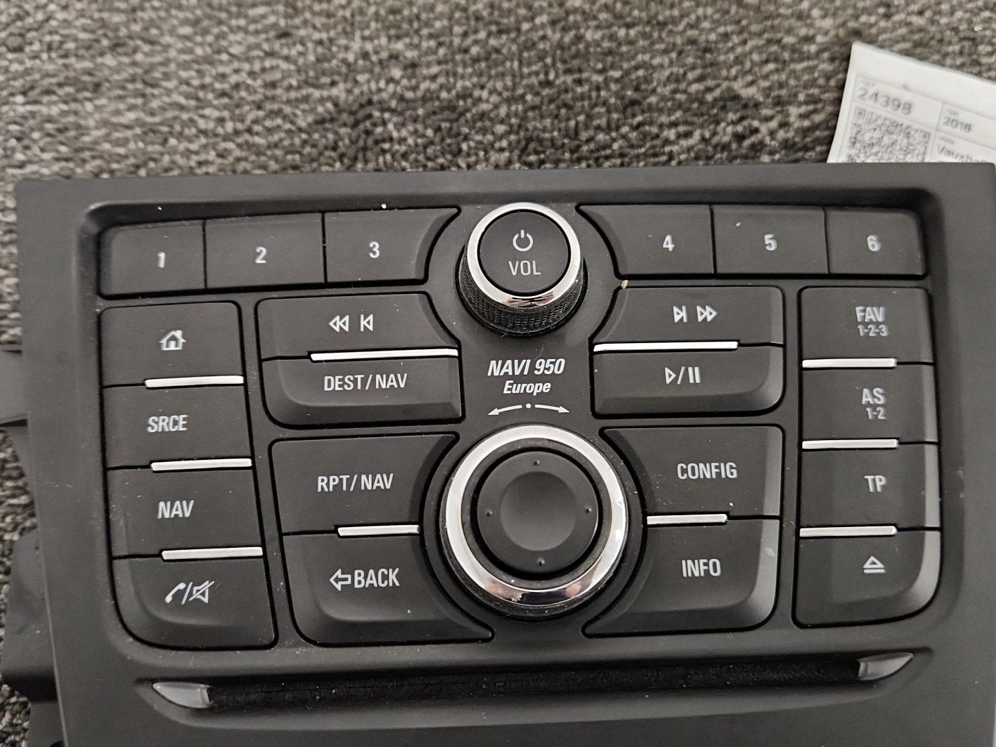 Vauxhall Mokka MK1 (G1U0) SUV Multimedia Control Panel 42356784 13474055